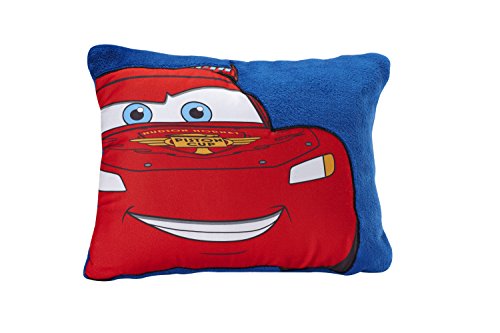 Disney Cars Toddler Pillow - Red and Blue 12x16 inches