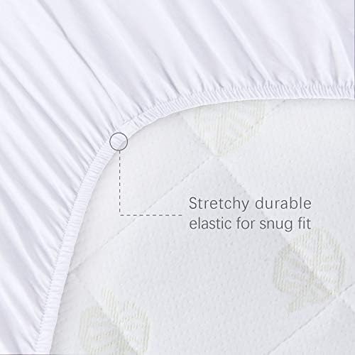 Biloban Waterproof Bassinet Mattress Pad Cover 2 Pack 1