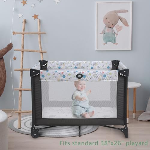 YENING Pack and Play Mattress Topper 38x26 1 Pack