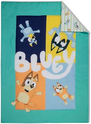 Bluey 4 Piece Toddler Bedding Set - Blue Boys or Girls