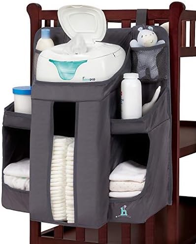 Hiccapop Hanging Diaper Organizer for Changing Tables and Cribs