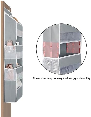 Univivi 4-Shelf Door Organizer with 4 Pockets