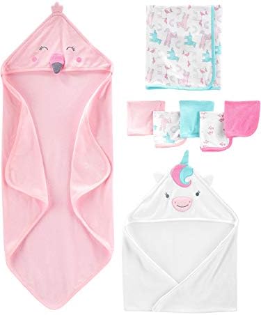 Simple Joys by Carters 8-Piece Baby Towel Set 1