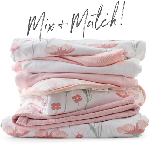 HonestBaby Organic Cotton Fitted Crib Sheet Set One Size 1