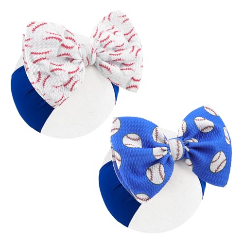 YanJie 6 Baseball Bow Headband for Girls