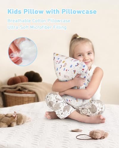 Babebay Toddler Pillow 13x18 with Cotton Cover