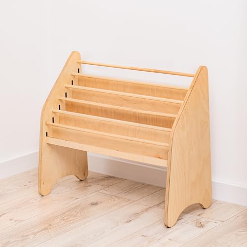 Enjoy The Wood Montessori Bookshelf for Kids