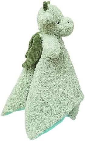 Baby Green Dragon Plush Security Blanket 14 Inches
