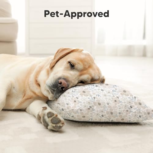 KeaBabies Toddler Pillow with Flora Vale Case