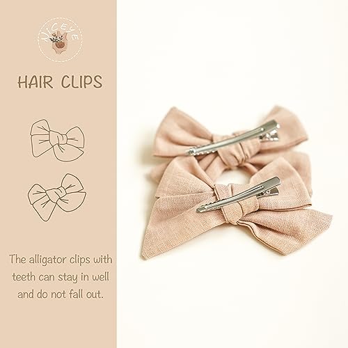 Niceye 24-Piece Baby Girl Hair Clip Bow Set