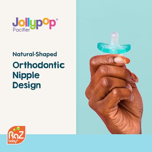 RaZbaby JollyPop Pacifier with RaZbuddy Dragon 0M