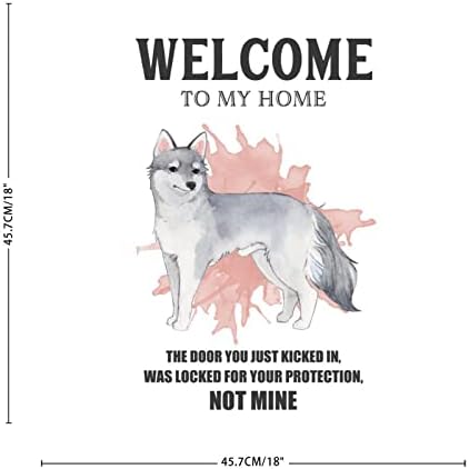Welcome to My Home Tumblers Wall Decal 18 Inch
