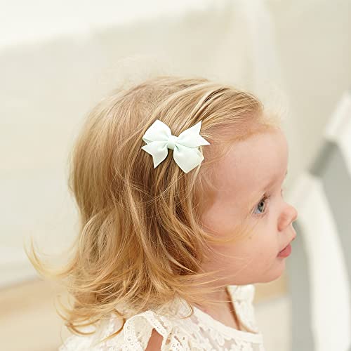 YHXX YLEN 40PCS 2 Inch Baby Hair Clips Bows