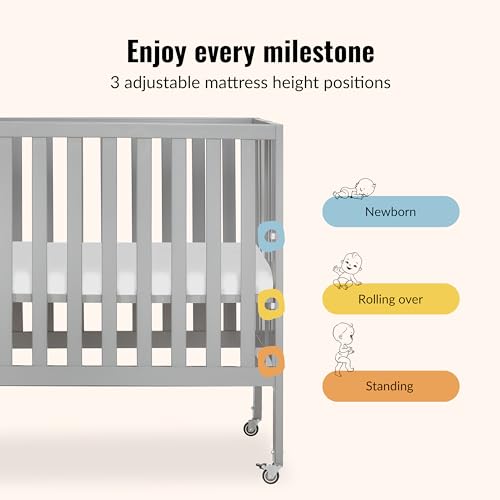 Dream On Me Jett Portable Folding Crib