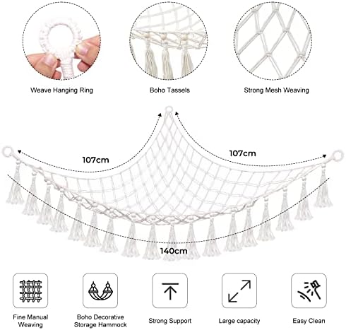 ieBabay Stuffed Animal Hammock with LED Light