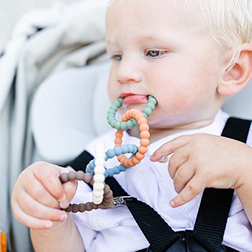 Ryan Rose Cutie Clinks Attachable Teether for Babies