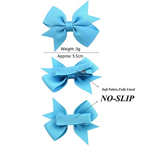 YHXX YLEN 40PCS 2 Inch Baby Hair Clips Bows