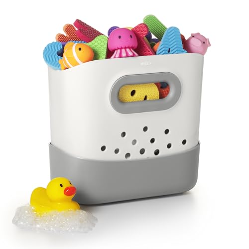 OXO Tot Stand Up Bath Toy Storage Gray
