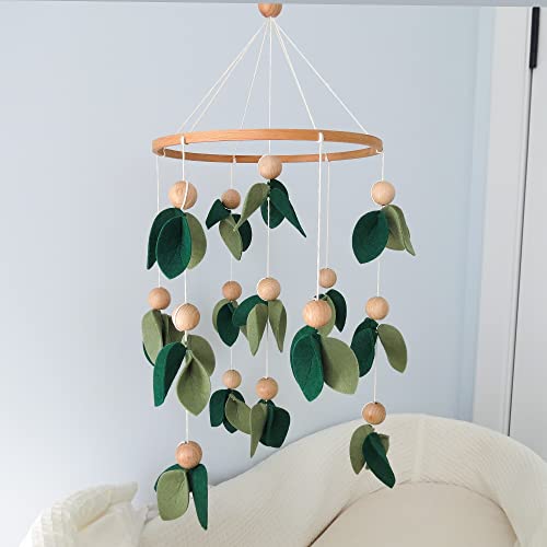 Forest Baby Mobile with Wooden Beads