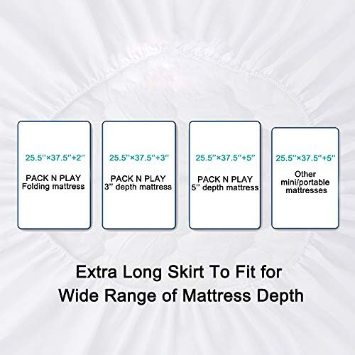 Biloban Pack and Play Mattress Pad Protector
