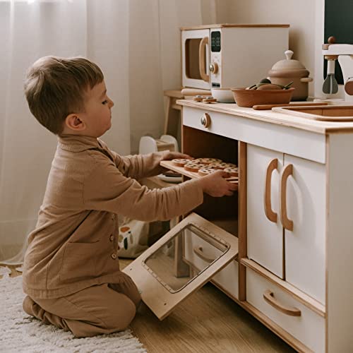 Kids Pretend Play Kitchen Montessori Toddler Furniture