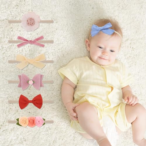 doboi 24PCS Baby Girl Headbands with Bows