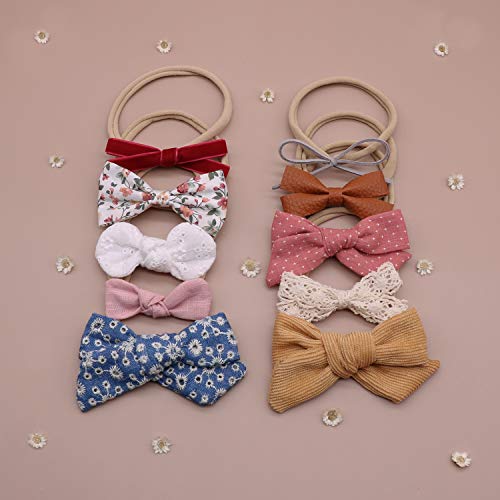 LittleJoJo Baby Girl Headbands and Bows Set