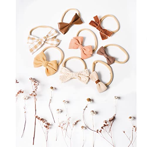 21 Piece Baby Headbands and Bows Set for Girls and Infants