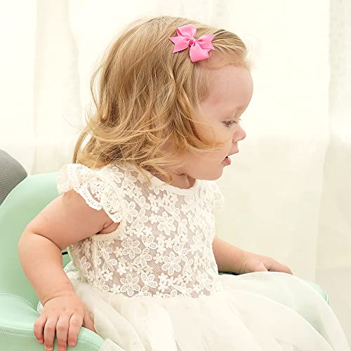 YHXX YLEN 40PCS 2 Inch Baby Hair Clips Bows