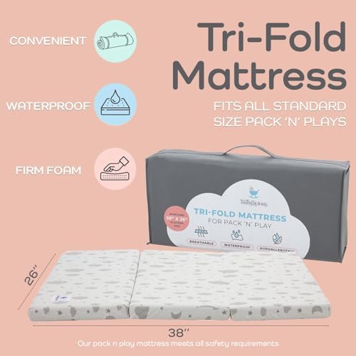 Babylicious Waterproof Pack and Play Mattress Topper