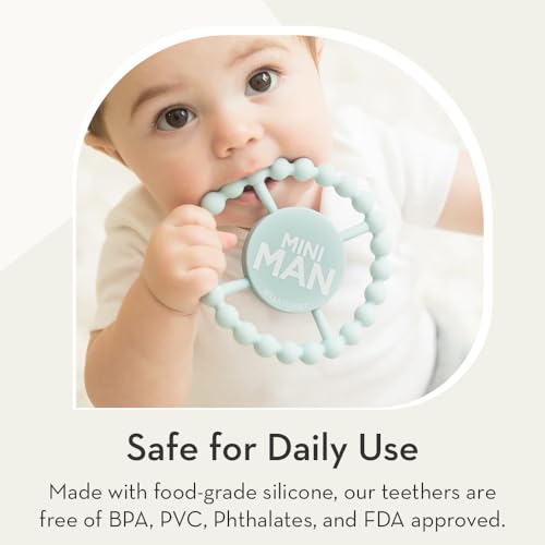 Bella Tunno Happy Teether for Girls Soft Grip Teething Ring