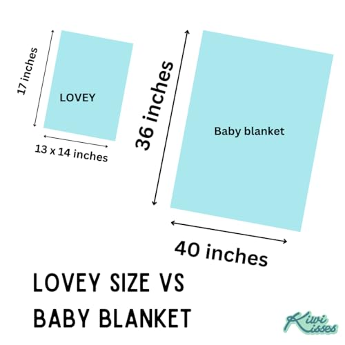 KiwiKisses Sloth Lovey Security Blanket for Baby Toddler
