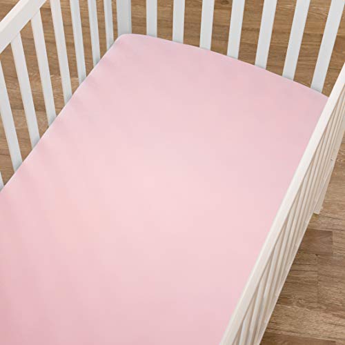 American Baby Company 100 Cotton Fitted Crib Sheet 52 x 28