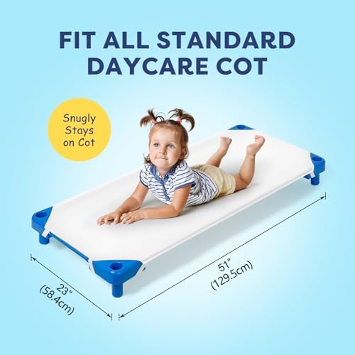 Comfyanno Cot Sheets - 23x51 Standard Size 10 Pack
