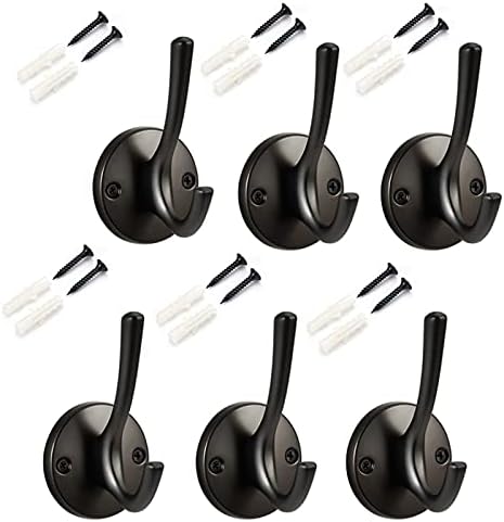 LEVINE 6 Pack Heavy Duty Wall Hooks