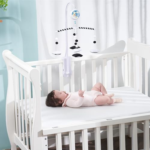 EverLove Montessori Mobile Baby Crib - Visual Stimulation Lullaby Music 1
