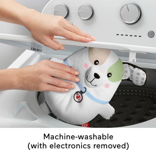 Fisher-Price Calming Vibes Puppy Soother Sound Machine for Newborns