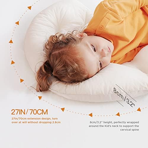Choc Chick Curve Toddler Body Pillow - Moon Shape Soft Sleep Hug Pillow