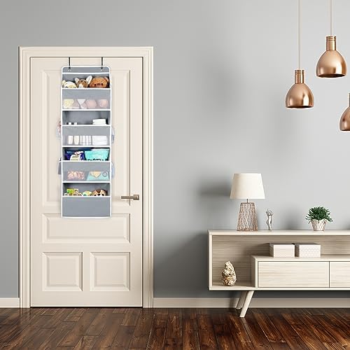 Univivi 4-Shelf Door Organizer with 4 Pockets