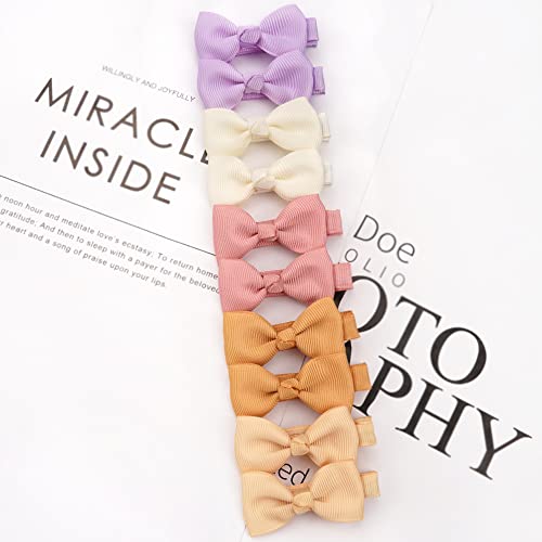 CLLOT 50PCS Baby Hair Clips with Bows for Girls