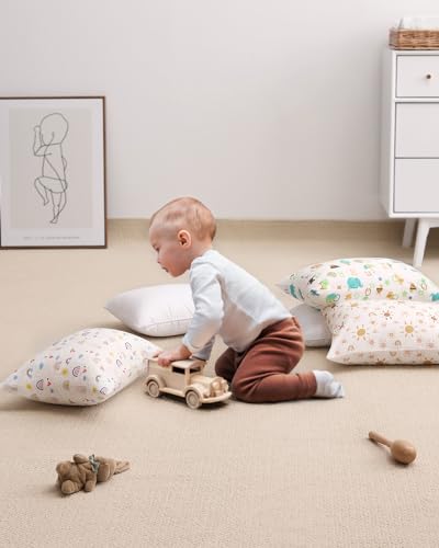Babebay Toddler Pillow 13x18 with Cotton Cover