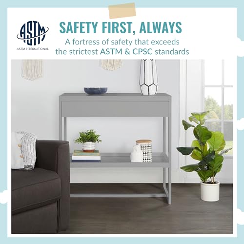 Dream On Me Arlo Changing Table in Pebble Grey