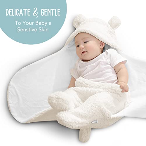 BlueMello Ultra-Soft Swaddle Blanket for Newborns 0-6 Months