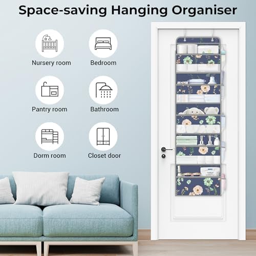 Clastyle 5-Tier Door Hanging Storage Organize Clothes Diapers Toys