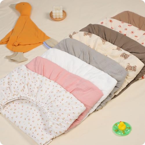 52x28 Inches Muslin Crib Sheet for Baby Girls and Boys