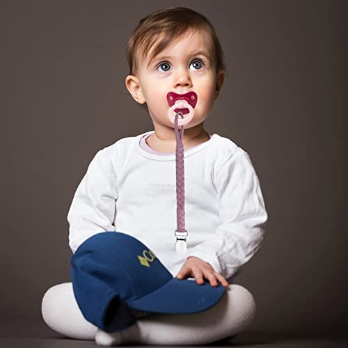 Braided Pacifier Clips for Baby - Unisex Design