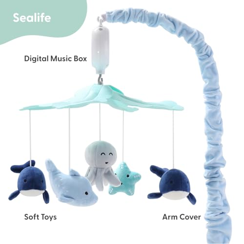 Peanutshell Musical Crib Mobile with 12 Lullabies