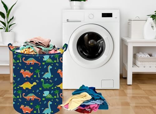 197 Inch Dinosaur Laundry Basket with Handles