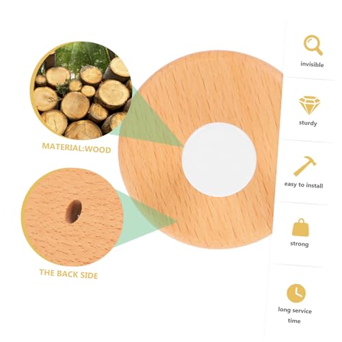 Zerodeko Rustic Wooden Door Hook for Hats and Towels