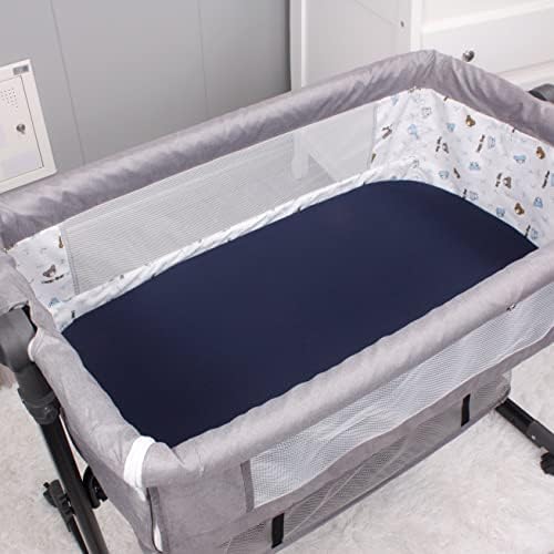 Belsden 3-Pack Bassinet Sheet Set with Flexible Fit and Soft Material